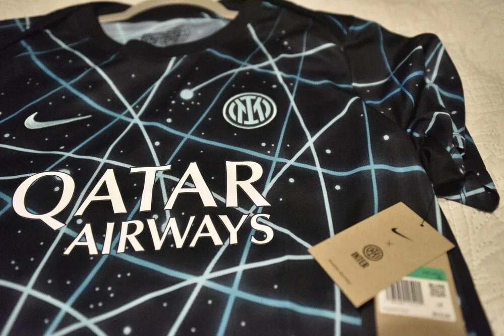 New Nike Inter Milan 2025/26 warm up Space jersey xl 013